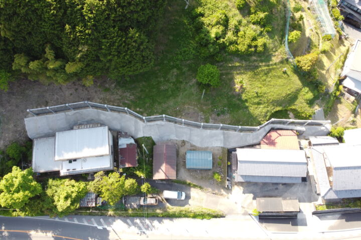 急傾斜地防災工事(大石小田原一丁目地区)